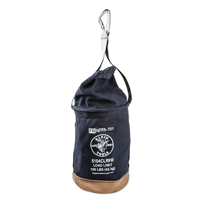 Flame-Resistant Top Closing Canvas Bucket MPN:5104CLRFR