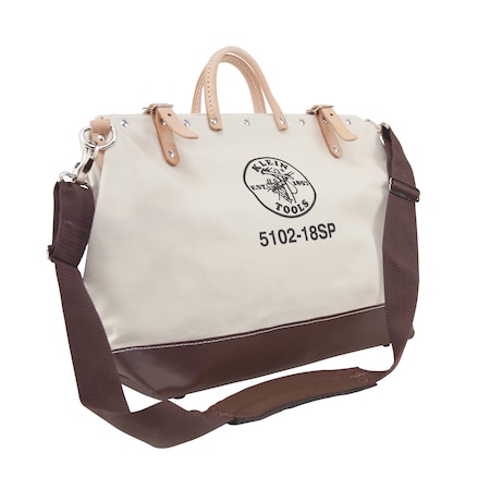 Tool Bag, Brown, Canvas, 13 Pockets MPN:5102-18SP