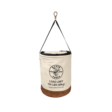 Canvas Bucket with Closing Top, 17-Inch MPN:5104CLR17