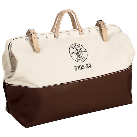 Tool Bag, Brown, Canvas, 1 Pockets MPN:5105-24