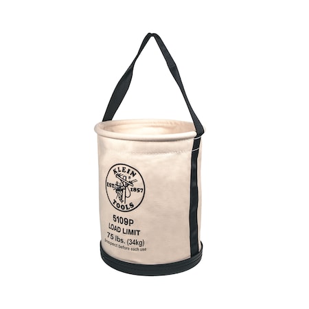 Bucket Bag, Black, Canvas, 1 Pockets MPN:5109P