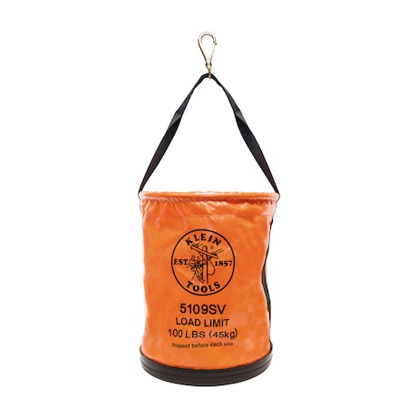 Bucket Bag, Orange, vinyl, 0 Pockets MPN:5109SV