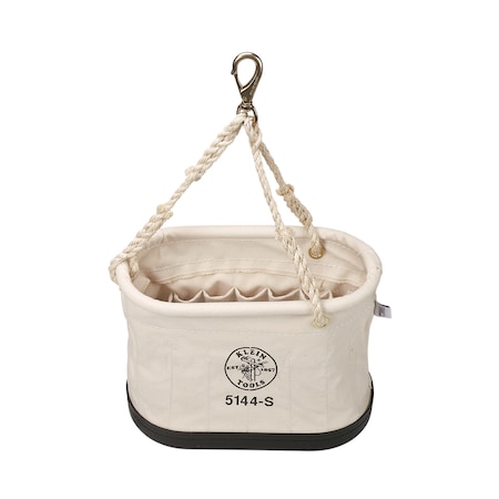 Bucket Bag, Natural, #6 Canvas, 15 Pockets MPN:5144S