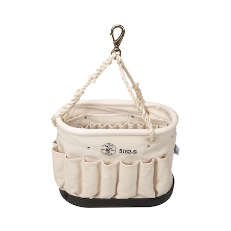 Bucket Bag, Natural, Canvas, 41 Pockets MPN:5152S