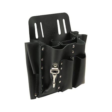 Black Leather 10 Pockets, 5165 MPN:5165