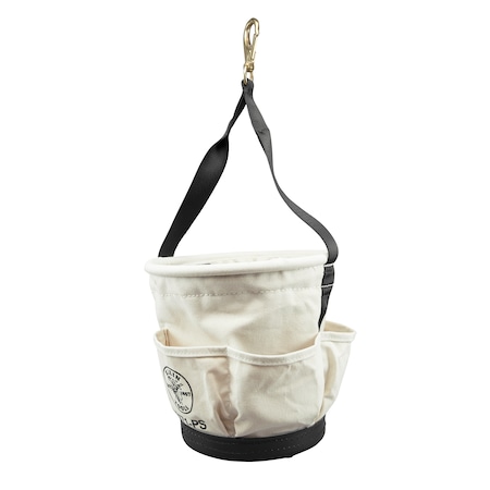 Bucket Bag, Natural, Canvas, 4 Pockets MPN:5171PS