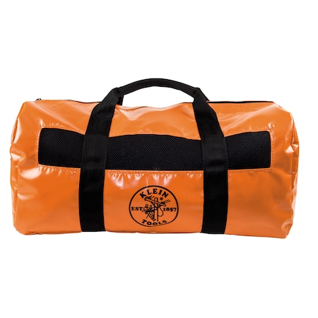 Lineman Duffel Bag, Orange, Vinyl MPN:5216V