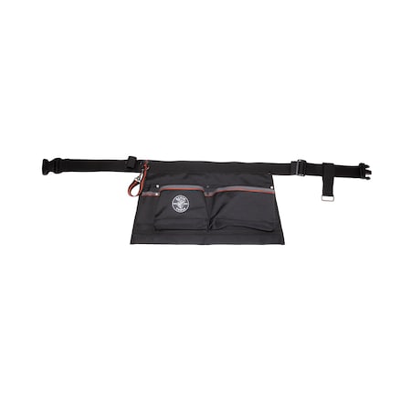 Black Ballistic Polyester Tool Belt, 6 Pockets, 5244 MPN:5244