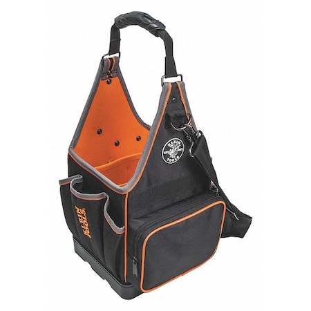 Tool Tote, Black, Polyester, 20 Pockets MPN:554158-14