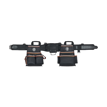 Black Ballistic Nylon Tool Belt, 26 Pockets, 55427 MPN:55427