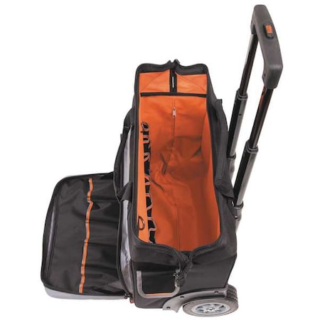 Tool Bag, Tradesman Pro Rolling Tool Bag, 24 Pockets, 19-Inch MPN:55452RTB