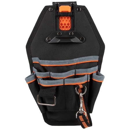 Pouch, Tool Pouch, Modbox, 8-Pocket, Black/Gray/Orange, Polyester, 8 Pockets MPN:55832MB