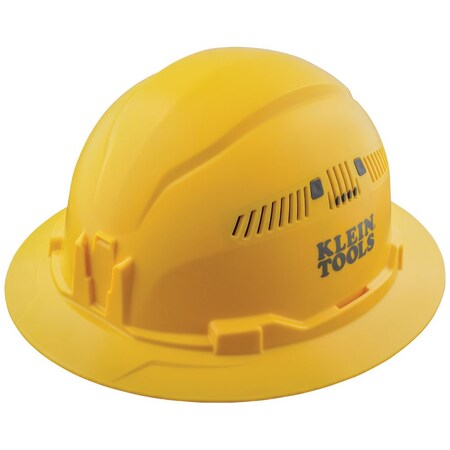 Hard Hat Vented Full Brim Style Yellow MPN:60262