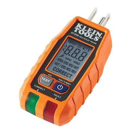 Gfci Receptacle Tester With Lcd MPN:RT250
