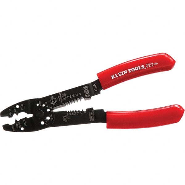 Wire Stripper: 8 AWG to 26 AWG Max Capacity MPN:1001