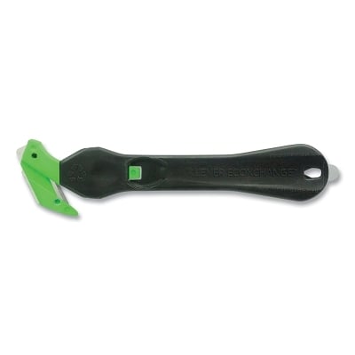 Klever ECOXCHANGE35SAFETY Cutter Black/Green MPN:ECO-200XC-35EX (10)