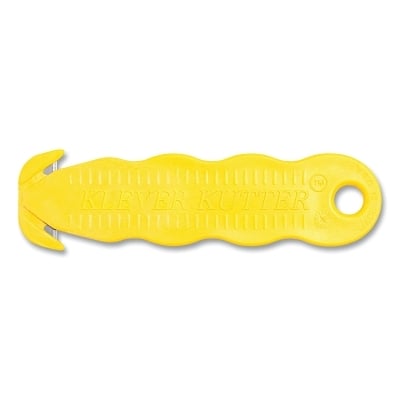 Klever Kuttersafety Cutter Yellow MPN:KCJ-1Y (10)
