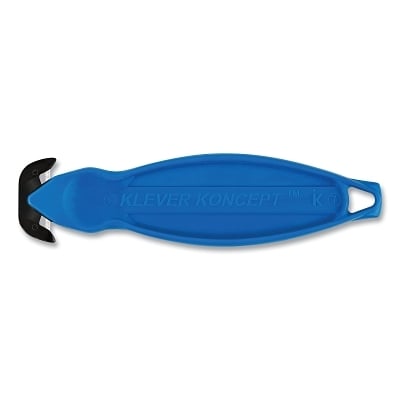 Klever Koncept Safety Cutter Blue MPN:KCJ-2B (10)