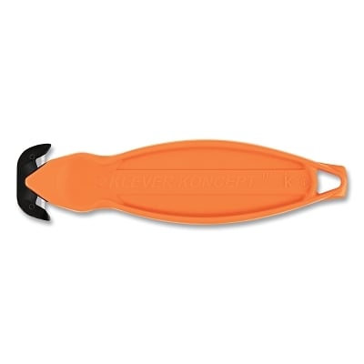 Klever Koncept Safety Cutter Orange MPN:KCJ-2G (10)