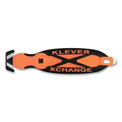 Klever XCHANGE20 Safetycutter Orng Tape Split MPN:KCJ-XC-20G