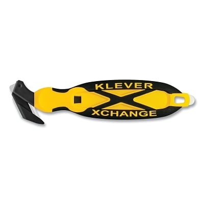 Klever XCHANGE35 Safetycutter Ylw Tape Split MPN:KCJ-XC-35Y