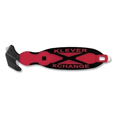 Klever Xchangexdextra Dur Safety Cutter Red MPN:KCJ-XC-65R