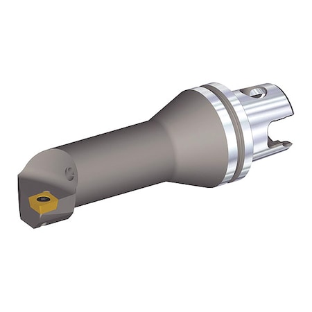 Indexable Cutting Head Unit, KM32TSS12DSCLPL06, 79.95mm L, 80 Degrees Diamond Insert Shape MPN:1144617