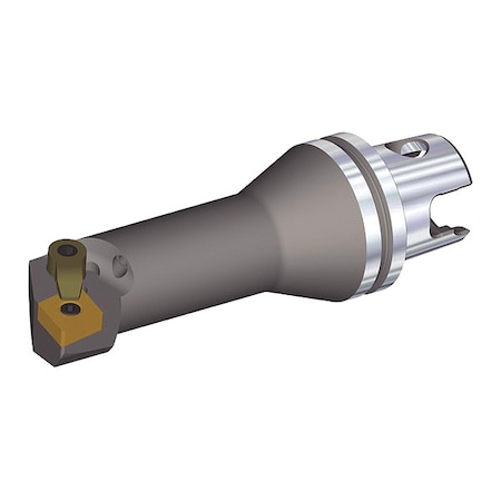 Indexable Cutting Head Unit, KM32TSS25EMCLNR12, 89.95mm L, 80 Degrees Diamond Insert Shape MPN:1023729