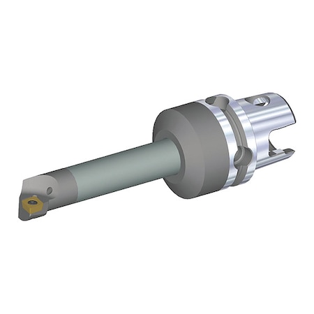 Indexable Cutting Head Unit, KM40TSE20LSCLPL09, 164.95mm L, 80 Degrees Diamond Insert Shape MPN:3950849