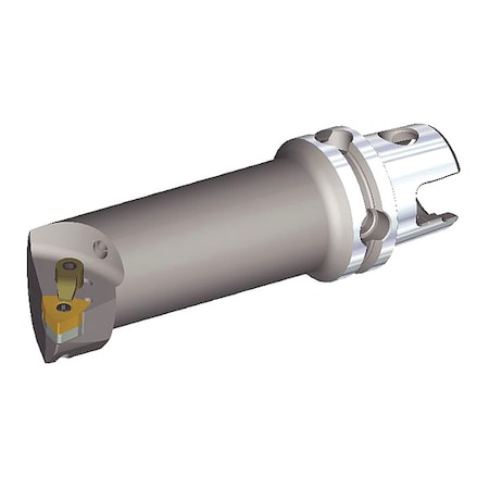 Indexable Cutting Head Unit, KM50TSS25JMWLNR08, 141.95mm L, Trigon Insert Shape MPN:3747121