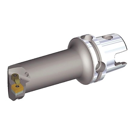 Indexable Cutting Head Unit, KM50TSS32GMCLNR12, 121.95mm L, 80 Degrees Diamond Insert Shape MPN:3753696