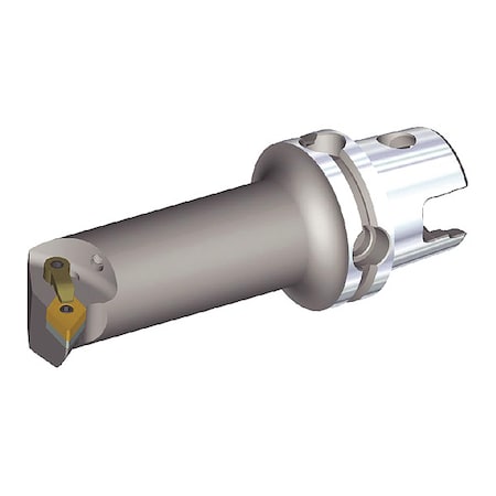 Indexable Cutting Head Unit, KM63TSS50PMDUNL15, 209.95mm L, 55 Degrees Diamond Insert Shape MPN:2265366