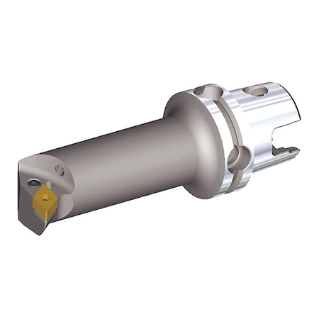 Indexable Cutting Head Unit, KM63TSS50PPDUNL15, 209.95mm L, 55 Degrees Diamond Insert Shape MPN:2407991