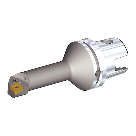 Indexable Cutting Head Unit, KM63XMZS25KPCLNLF12Y, 164.95mm L, 80 Degrees Diamond Insert Shape MPN:2231272