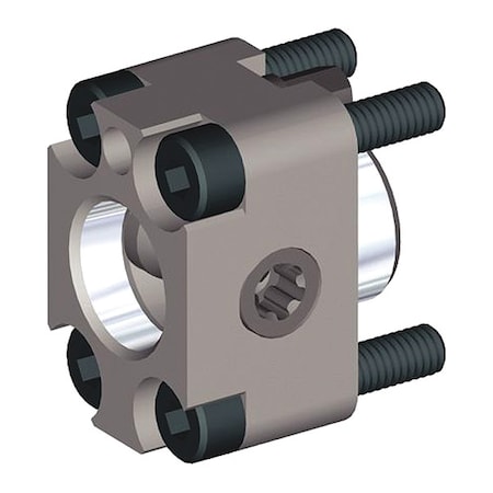 Clamp, KM MICRO 16 FLANGE 4 BOLT SHOR MPN:KM16NCMSF1928