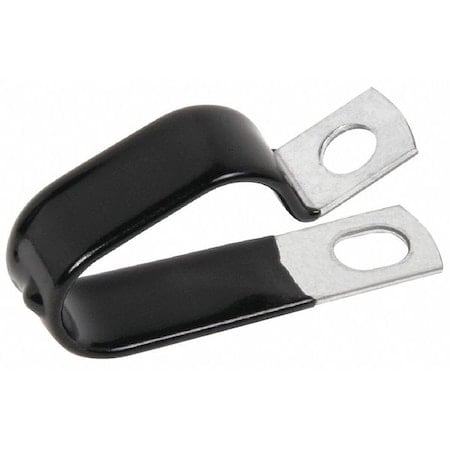 Cable Clamp, Steel, 1/4 in Bundle Dia., Gray, 10 PK MPN:CDV0413Z1