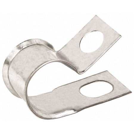 Cable Clamp, Steel, 3/16 in Bundle Dia., Gray, 10 PK MPN:CF0313Z1