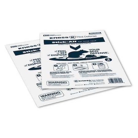 Glue Trap, 6-1/2 In. L, 5 In. W, PK2 MPN:106-0-024