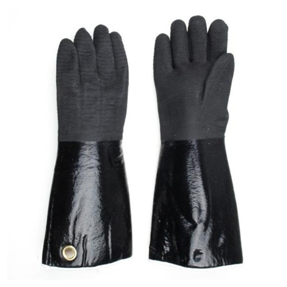 KNG Neoprene Heat-Resistant Gloves, 17in, OS, Black MPN:3108