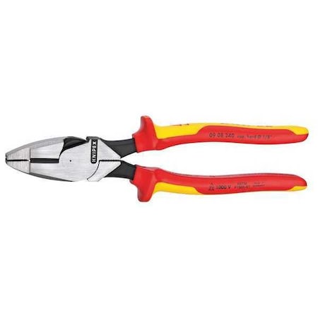 9 1/8 in Linemans Plier High Leverage, Steel MPN:09 08 240 SBA