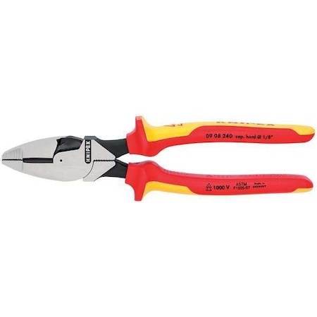 Linesman Pliers New England Head, 1000V MPN:09 08 240 US