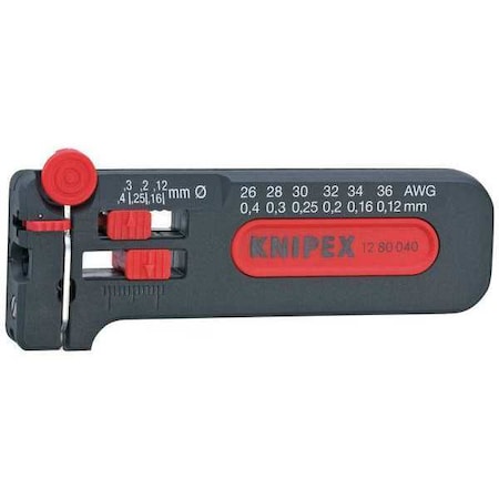 100mm Precision Mini Wire Stripper, 26 to 36AWG 36 to 26 AWG MPN:12 80 040 SB