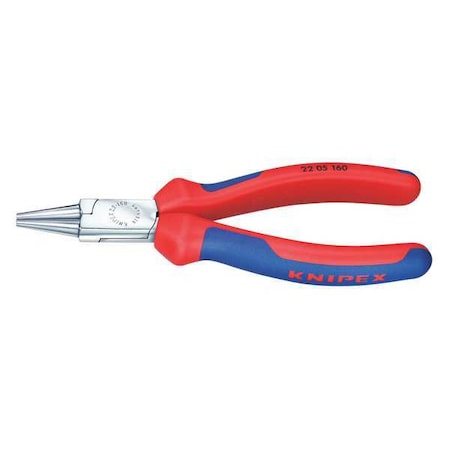 6 1/2 in 22 Round Nose Plier Multi-Component Grip Handle MPN:22 05 160