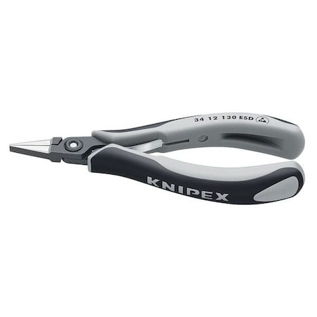 5 1/4 in Flat Nose Plier Multi-Component Grip Handle MPN:34 12 130 ESD