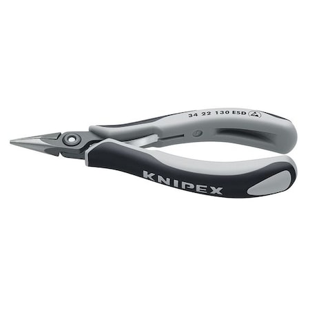 5 1/4 in Chain Nose Plier Multi-Component Grip Handle MPN:34 22 130 ESD