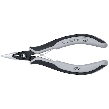 Gripping Pliers, Half Round Tips, Cross- MPN:34 52 130 ESD