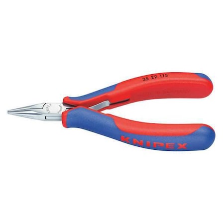 4 1/2 in Chain Nose Plier Multi-Component Grip Handle MPN:35 22 115