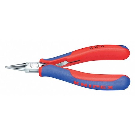 4 1/2 in Round Nose Plier Multi-Component Grip Handle MPN:35 32 115