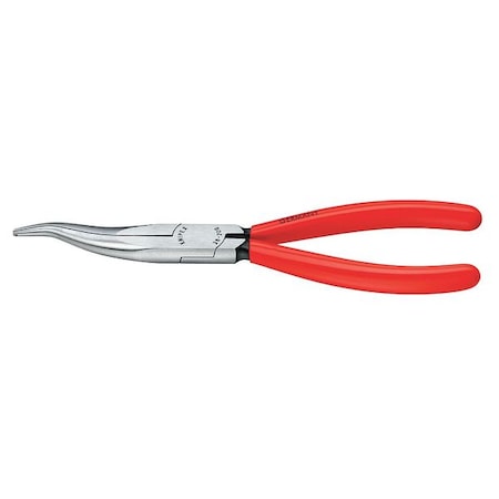 8 in Bent Long Nose Plier Plastic Coated Handle MPN:38 31 200
