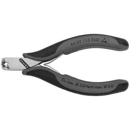 Electronics End Cutting Nippers-ESD Hand MPN:64 02 115 ESD
